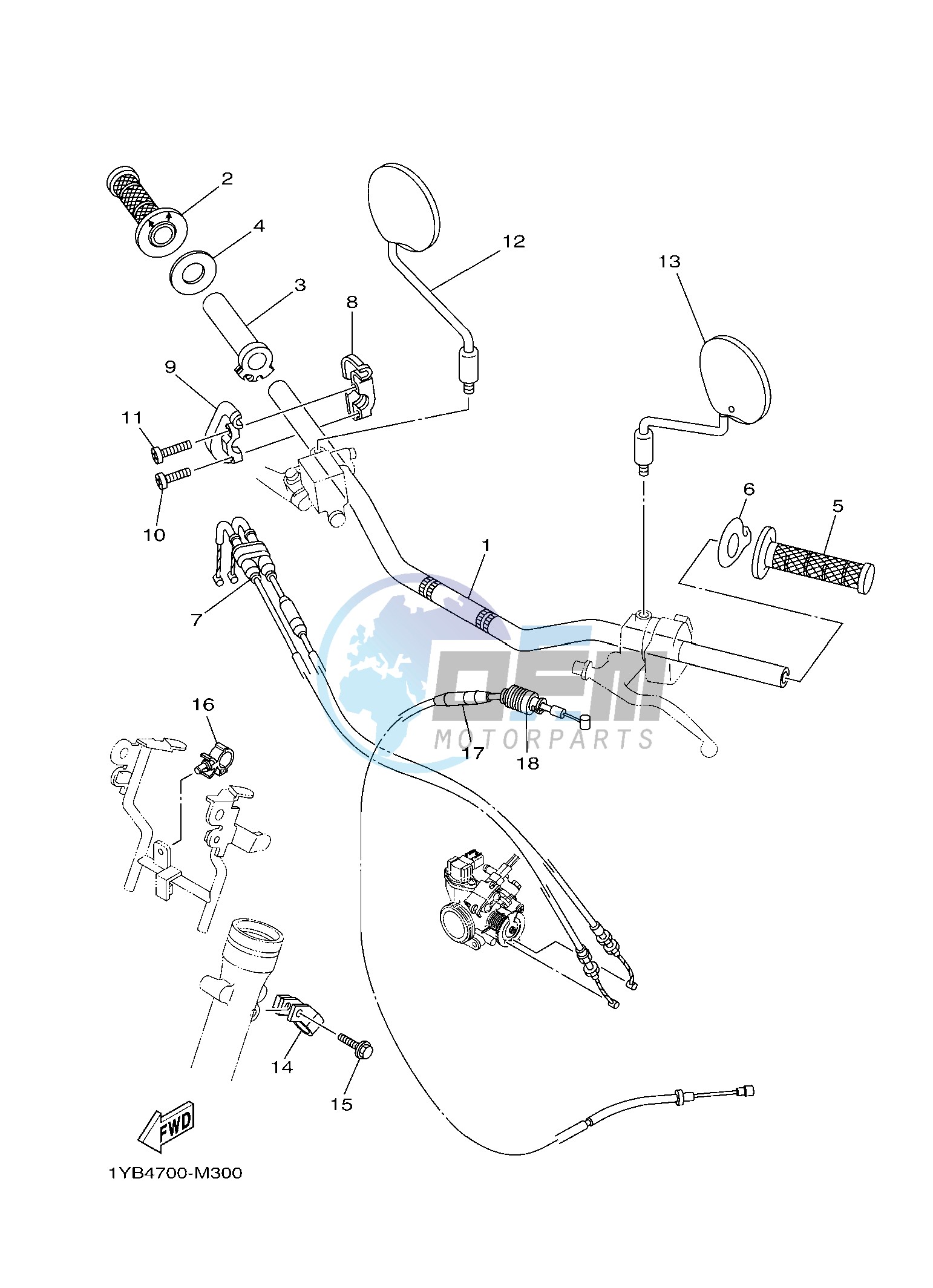 STEERING HANDLE & CABLE