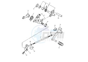 XJ S DIVERSION 900 drawing SHIFT SHAFT