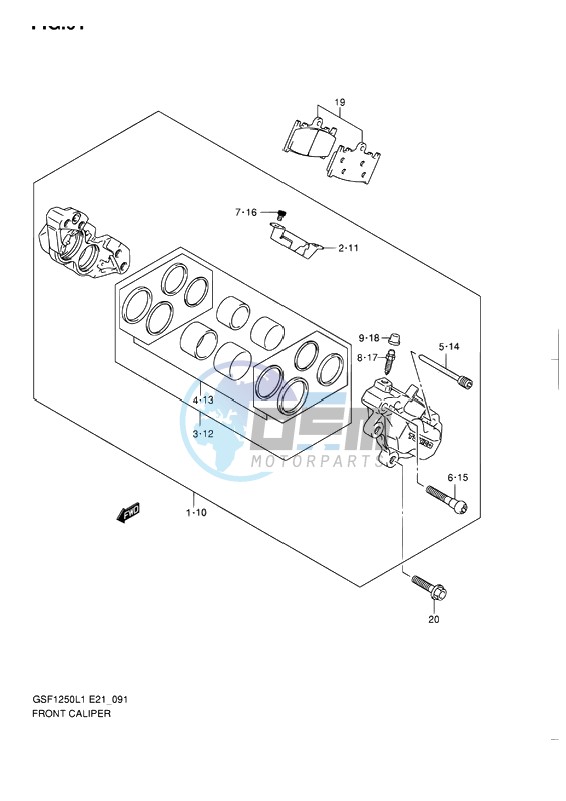 FRONT CALIPER