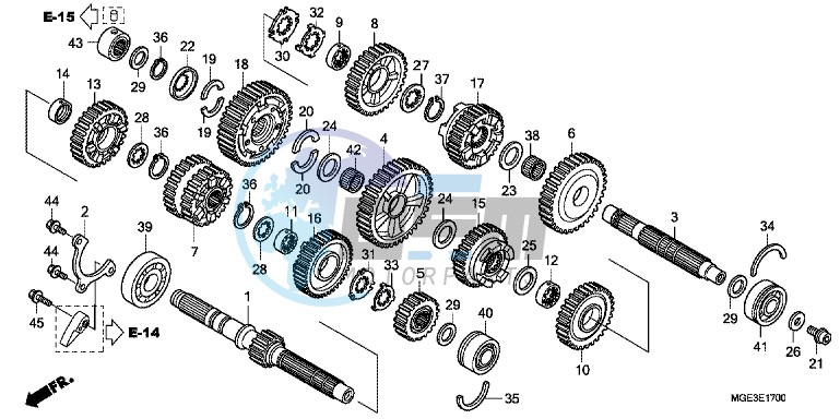 TRANSMISSION (VFR1200F)