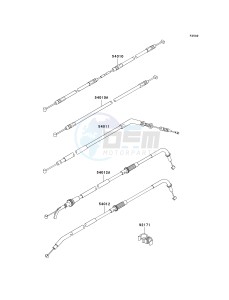 ZR 750 L [Z750 EU] (L7F-L8F) L8F drawing CABLES