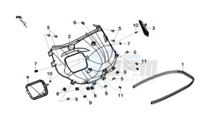 MAXSYM 600 I ABS EXECUTIVE SPORT L6 drawing REAR COWL