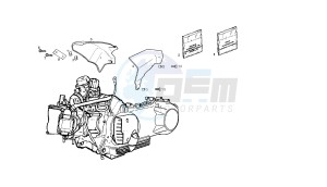 GP1 - 125 CC VTHPS1A1A EU2 drawing GASKET SET