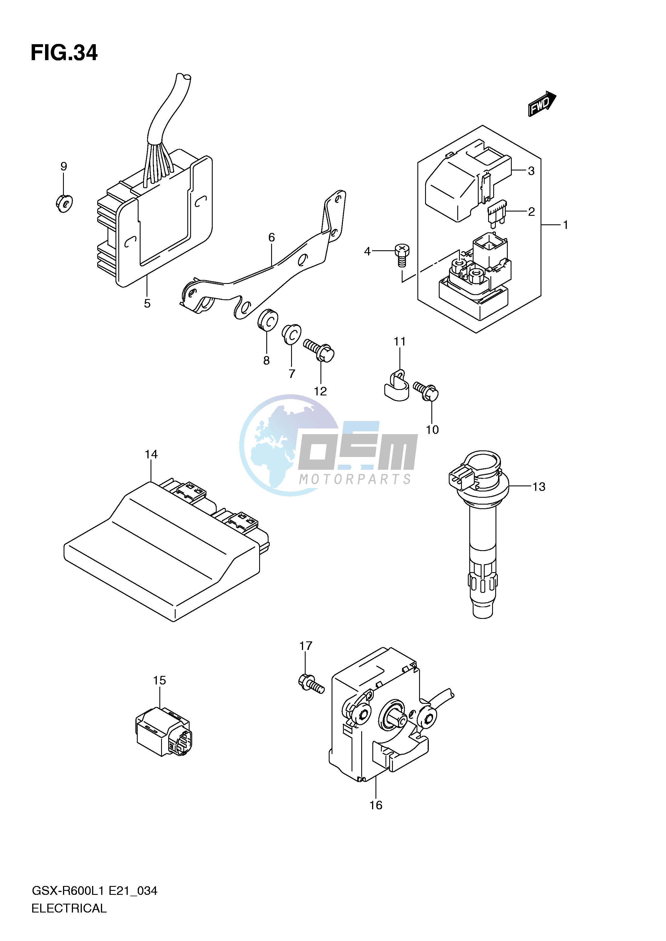 ELECTRICAL (GSX-R600UFL1 E21)