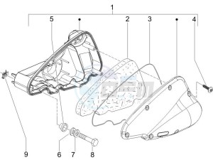 Liberty 125 4t ptt (I) Italy drawing Air filter