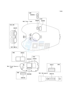 VN 1600 B [VULCAN 1600 MEAN STREAK] (B1-B2) [VULCAN 1600 MEAN STREAK] drawing LABELS