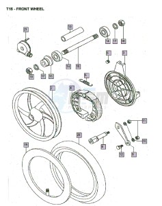 FLEXER_XL_45kmh_K8-L0 50 K8-L0 drawing Front wheel