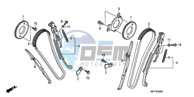 CAM CHAIN/TENSIONER