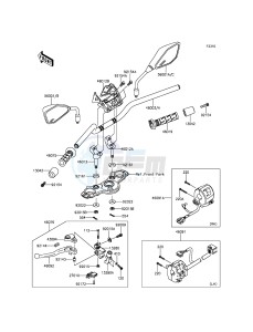 ER-6N ER650EDS XX (EU ME A(FRICA) drawing Handlebar