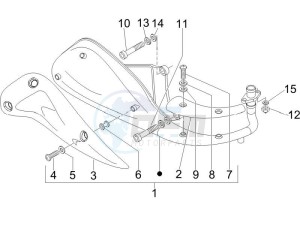 Liberty 125 4t ptt (I) Italy drawing Silencer