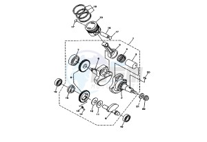 YBR 125 drawing CRANKSHAFT - PISTON