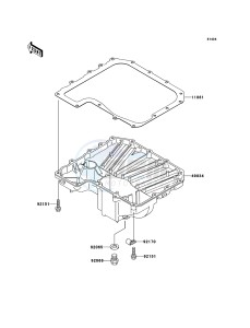 Z750 ZR750J6F FR GB XX (EU ME A(FRICA) drawing Oil Pan