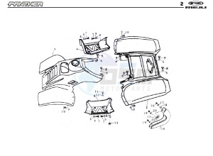 PANTHER 50 drawing PLASTICS