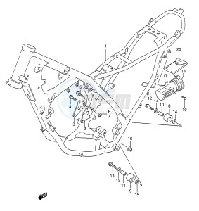 TS200R (E28) drawing FRAME