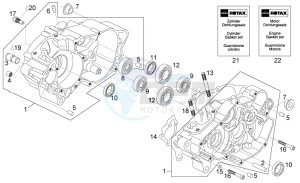 RS 125 E2 - E3 drawing Crankcase