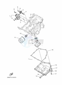 YZF250-A (B6P2) drawing OIL PUMP