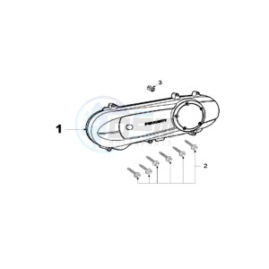 FIGHT 3 LC drawing CRANKCASE COVER