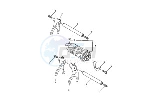 YZF R46 600 drawing SHIFT CAM - FORK