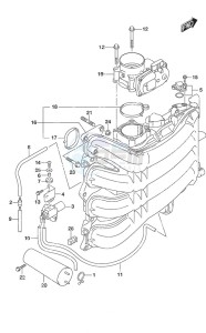 DF 175AP drawing Intake Manifold/Throttle Body