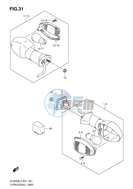 TURNSIGNAL LAMP