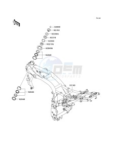 ZR 750 K [Z750S] (K1) K1 drawing FRAME