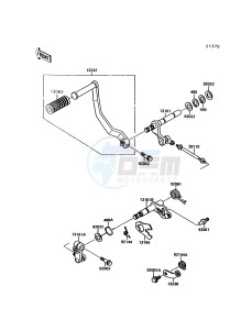 VN 1500 C [VULCAN 1500 L] (C3-C4) [VULCAN 1500 L] drawing GEAR CHANGE MECHANISM