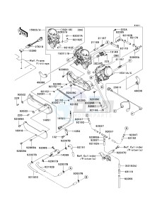 KVF 750 A [BRUTE FORCE 750 4X4] (A1) A1 drawing CARBURETOR