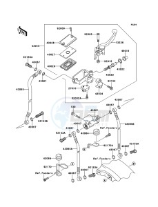 ZRX1200R ZR1200A6F FR GB XX (EU ME A(FRICA) drawing Front Master Cylinder