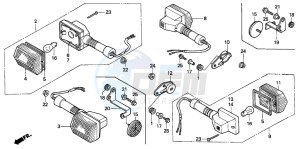 XRV750 AFRICA TWIN drawing WINKER