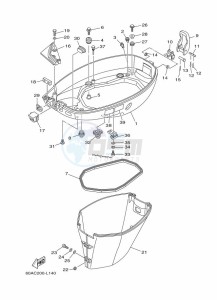 F50DETL drawing BOTTOM-COWLING