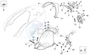 Mojito custom 50 2t (eng. piaggio) drawing Rear body III