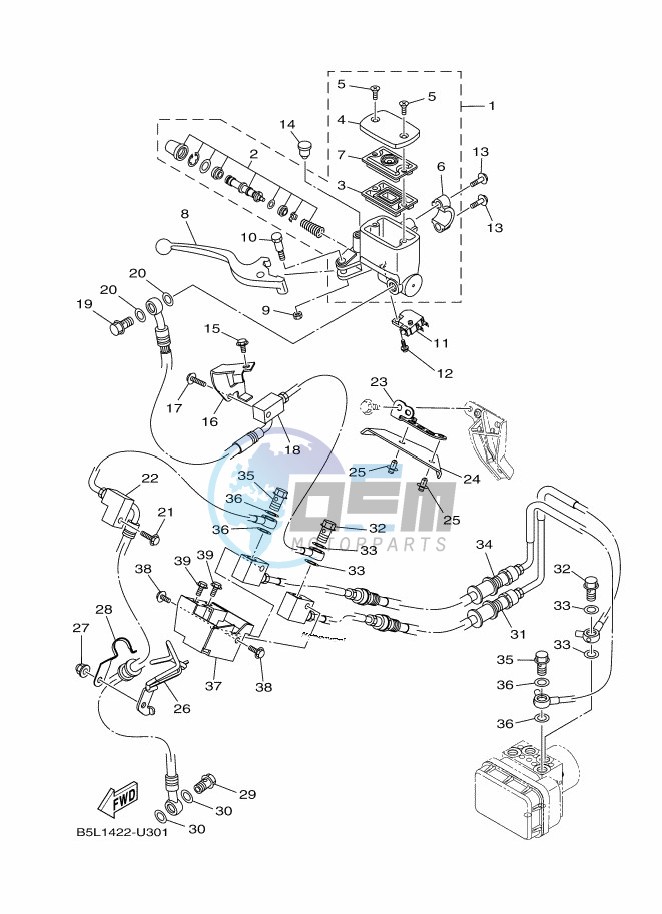 FRONT MASTER CYLINDER