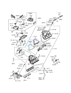 NINJA ZX-10R ZX1000JFFA FR XX (EU ME A(FRICA) drawing Air Cleaner