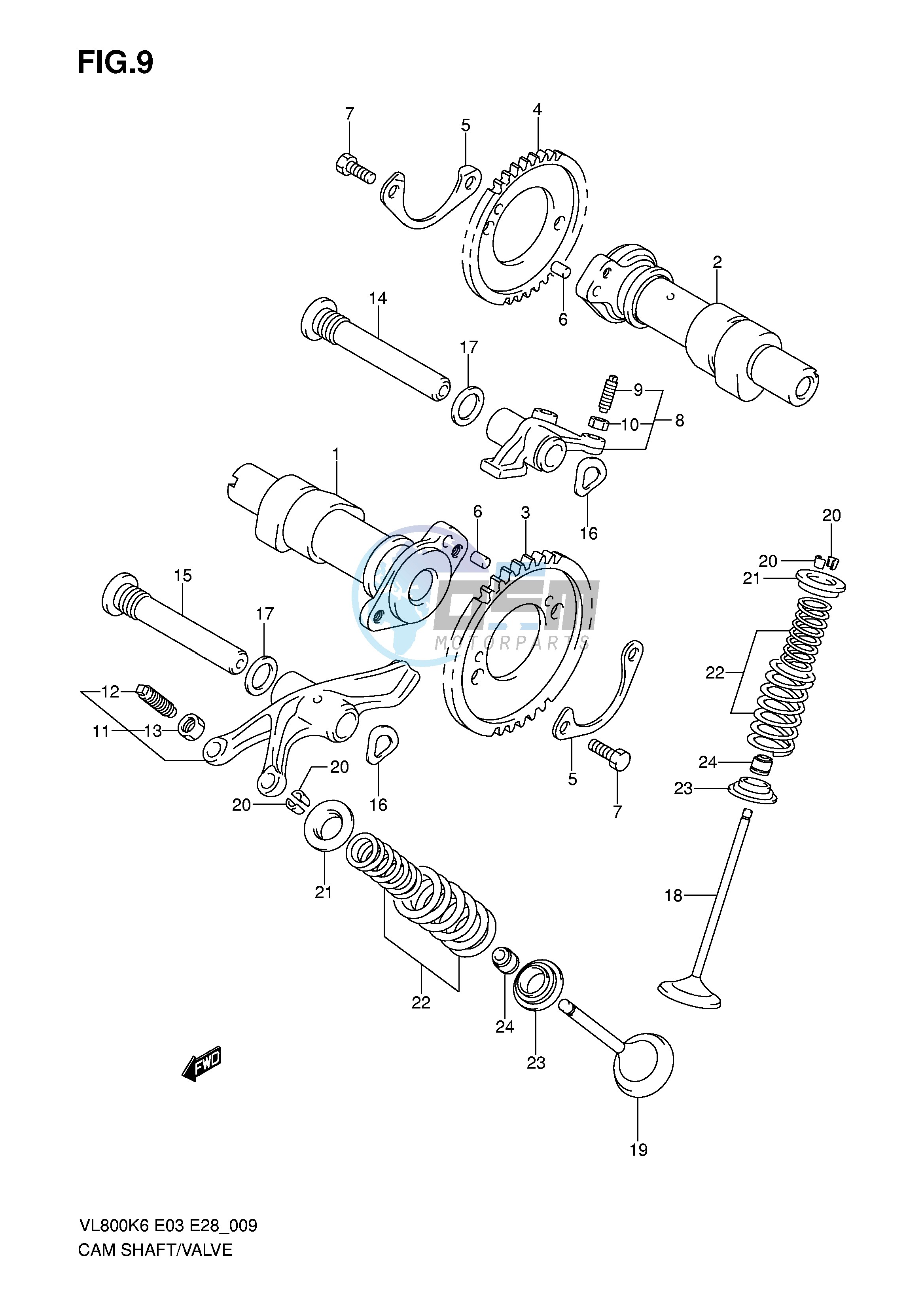 CAMSHAFT - VALVE