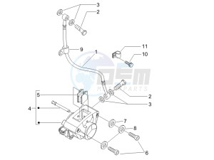 Liberty 50 4t Delivery tnt drawing Brakes hose  - Calipers