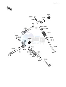 KAF 450 B [MULE 1000] (B1) [MULE 1000] drawing VALVE-- S- -