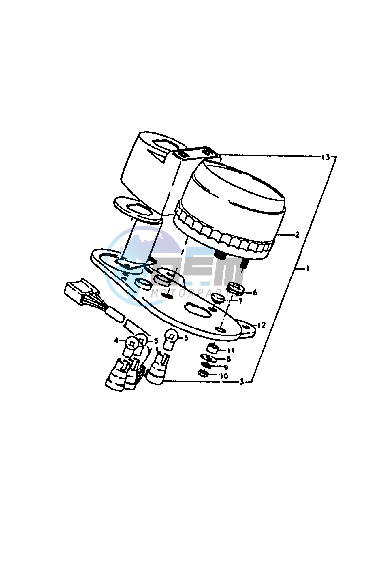 SPEEDOMETER (KILO SCALE) (A100M)