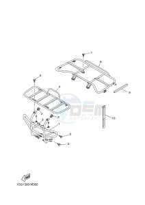 YFM350FWA GRIZZLY 350 4WD (1SG2) drawing GUARD