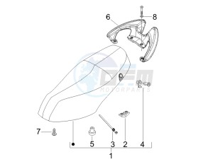 Fly 50 4t (USA) drawing Saddle seats - Tool roll