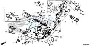 CBR1000S1H 2ED - (2ED) drawing WIRE HARNESS