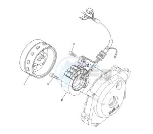 YBR 125 drawing GENERATOR