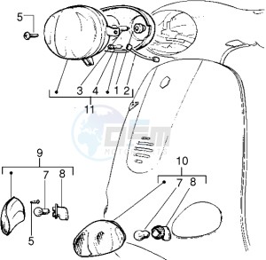 50 4T drawing Head light