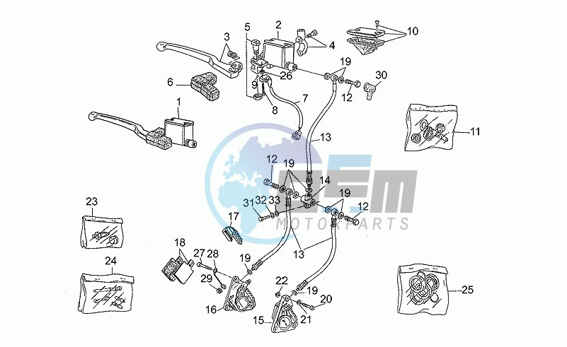 Front brake system