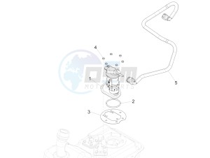 Fly 150 4T 3V ie (USA) drawing Supply system