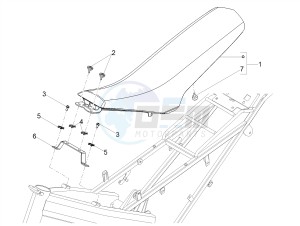 RX 50 FACTORY E4 (EMEA) drawing Saddle