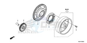 VFR1200XDLF CrossTourer - VFR1200X Dual Clutch 2ED - (2ED) drawing STARTING CLUTCH