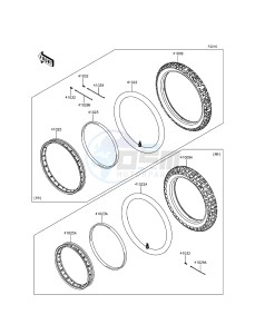 KLX125 KLX125CEF XX (EU ME A(FRICA) drawing Tires