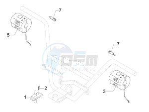 Nexus 250 SP e3 (UK) UK drawing Selectors - Switches - Buttons