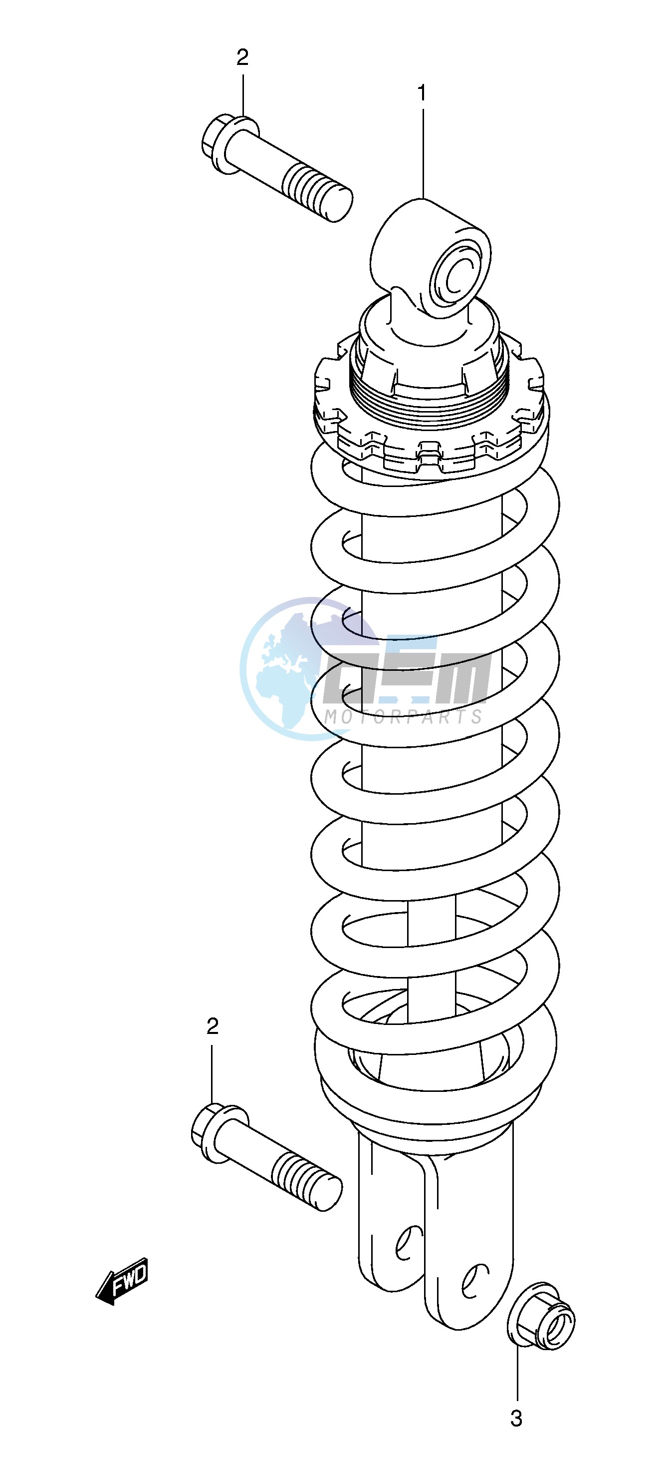 REAR SHOCK ABSORBER