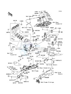 NINJA ZX-10R ZX1000D6F FR GB XX (EU ME A(FRICA) drawing Muffler(s)